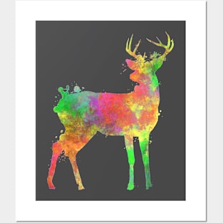 Watercolor Deer Posters and Art